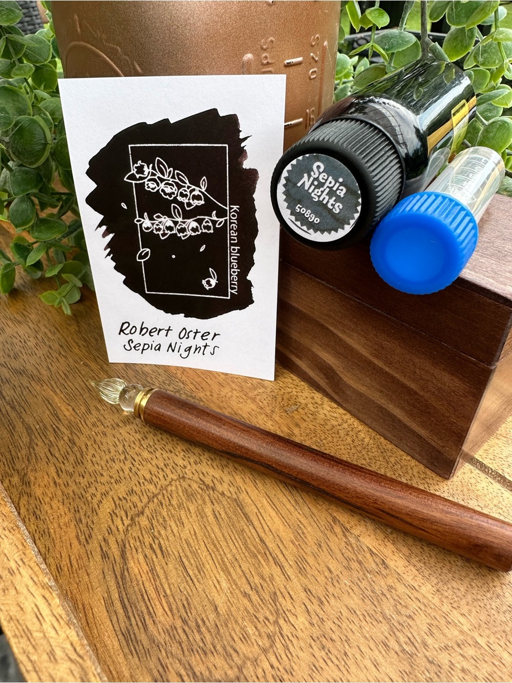 Robert Oster Sepia Nights Ink Sample